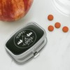 Happy Camper with Campfire Rectangle Pill Case Trinket Gift Box