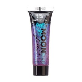 Moon Glitter - Gel mit schillerndem feinem Glitter - 12ml - Violett - Glitzer Gesichtsfarbe