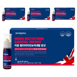 Partner_Reference Nutrimotion Immune Multivitamin & Mineral One Shot, 4 servings (7 servings) / 뉴트리모션 이뮨 멀티비타민 앤 미네랄 원샷 7회분 4개