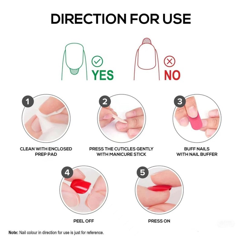 Pink White Press on Toenails Short Square Fake Toe Nails