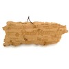 Puerto Rico Shaped 100% Bamboo Cutting Board and Decorative Unique