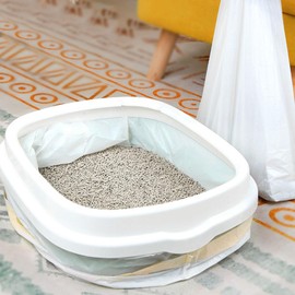 Cat Litter Box Liners, 35pcs Extra Thick Cat Box Liners, Large Cat Litter Bags, Heavy Duty Cat Litter Liners Large For Cat Litter Box, Pet Litter Bags, Trash Cans (29.3 Inches X 17.6 Inches)