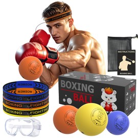 WOSWEIR Boxing Reflex Ball - Improve Speed, Agility & Coordination - Perfect for Boxing Training & Fitness Workouts