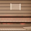 Kisangel Wooden Vent Blinds for Steam Room Sauna Accessory Air