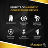 MagnetRX® Magnetic Knee Support Compression Stockings (2-Pack), Knee Pads for