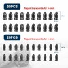 40PCS Car Vacuum Tire Repair Nail Rubber Screw Nails+ Screwdriver