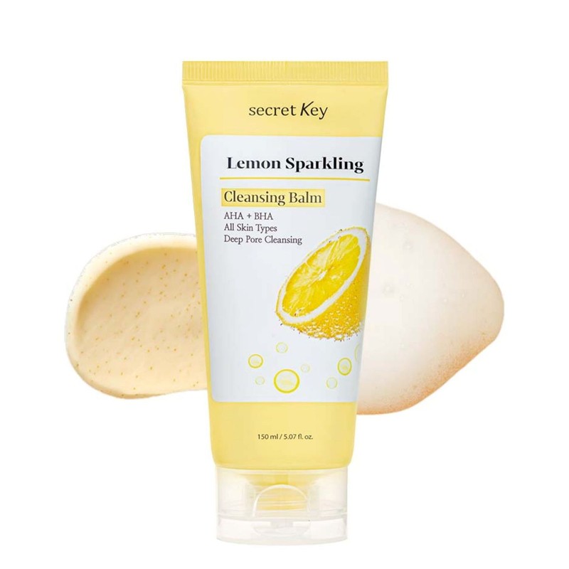 Secret Key Lemon Sparkling Peel Shot Ampoule 80ml + Cleansing