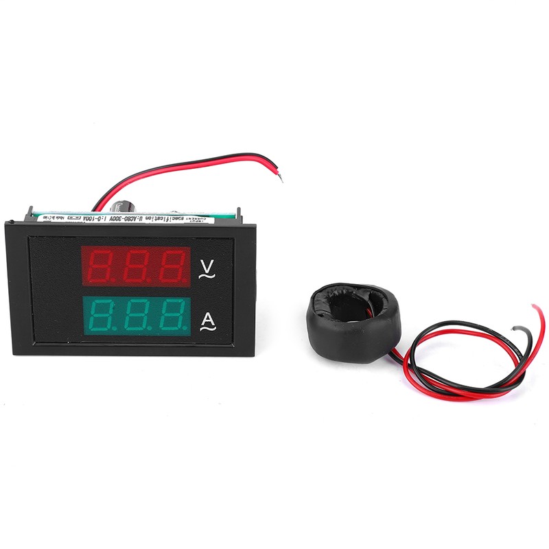 DL85-2042 Dual Display AC 80V-300V 0-100A AC Voltmeter Ammeter Voltage