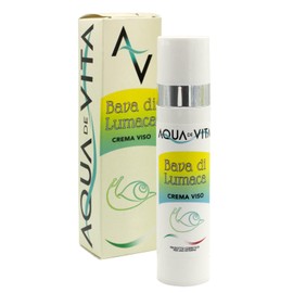 Aqua de Vita, Schnecken-Creme für das Gesicht, Schneckenschleim, Behälter mit 50 ml, für die tägliche Haut, hergestellt in Italien