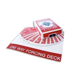 Magic Makers Red Bicycle One Way Forcing Deck – Queen of Diamonds