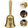 MAGICLULU Mini Brass Altar Bell with Pentagram Pattern Multi Functional