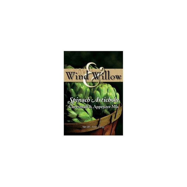 Wind & Willow Spinach Artichoke Cheeseball & Appetizer Mix