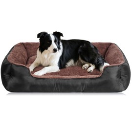 Dog Bed for Large Dogs, Orthopedic Dog Bed, Warming Soft Puppy Bed, Durable Pet Bed with Anti-Slip Bottom