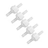Spacnana 5PCS Plastic Check Valve, Non Return One Way Valve
