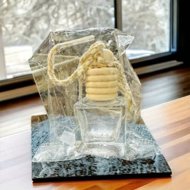 Unbranded 10PC Creative car perfume bottle, transparent glass pendant bottle,car fragrance