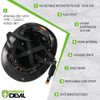Full Brim Hard Hat with Built-in Visor Vented Construction Safety