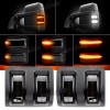 XUKEY Smoked Lens LED Side Mirror Marker Lights Switchback For
