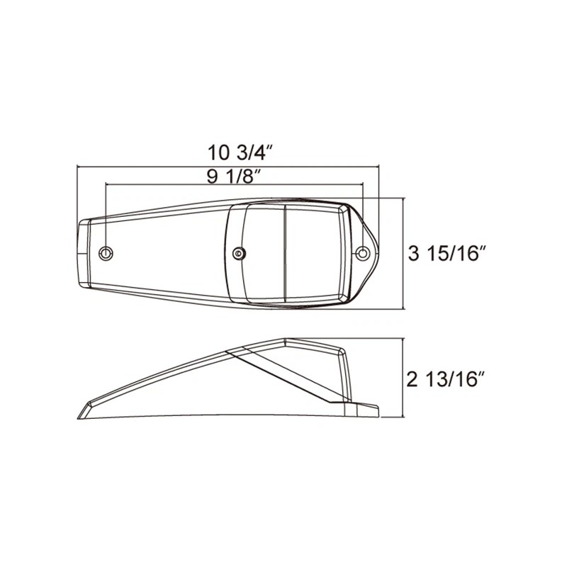 United Pacific 36 LED Grakon 5000 Style Cab Light Kit