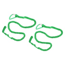 Kayak Paddle Leash, Elastic Strap Lanyard Rope for Kayaking Boating Canoeing Fishing Pole 3-6 Feet, Designed to Prevent Losing Your Paddle on Water, Keep Your Paddle Always (Green)
