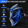 TRQWH Auto Darkening Welding Helmet with Light &amp; Grinding, Wide