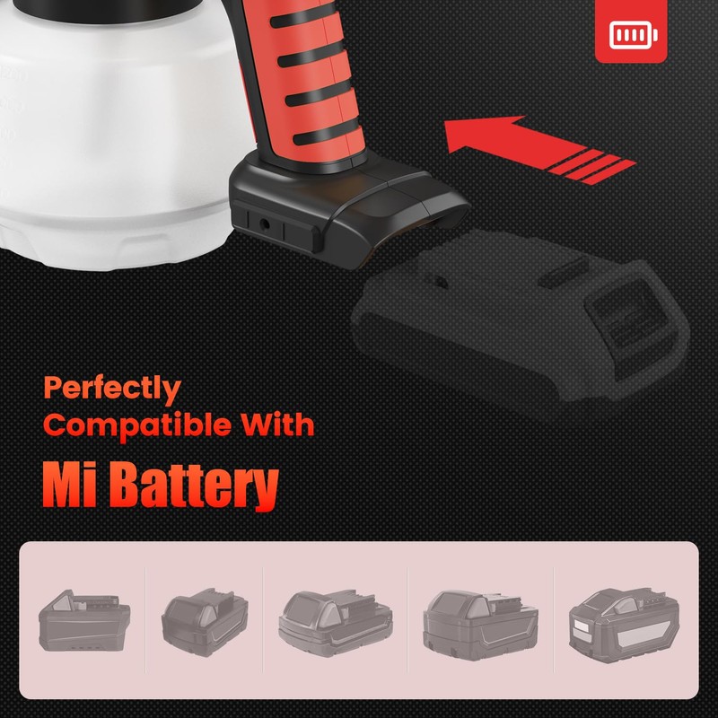Cordless Paint Sprayer for Mwk M18 18V Batteries,Electric Paint Sprayer
