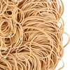 HAIDIBAO Rubber Bands Assorted Sizes Beige Elastic Bands for Office