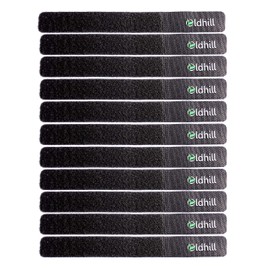 Oldhill Hook and Loop Fastening Straps (50 Pack) - Black