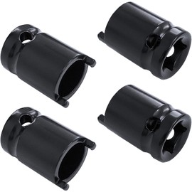 4X 1/2 Angle Grinder Wrench Socket Metal Angle Grinder Pressure Plate Removal Sleeve Power Tool Accessories for Auto Repair Household Maintenance