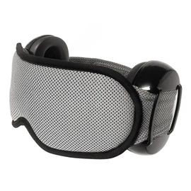 ZOZZGO Noise Reduction Ear Muffs Eye Mask for Sleeping Set, Noise Cancelling Earmuffs 3D Light Blocking Sleep Mask Set, Sound Proof Ear Protection Eye Cover for Night Blindfold Set, Deep Sleep Set