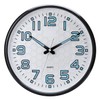 Plumeet Night Light 13'' Bedroom Wall Clocks with Silent Non-Ticking