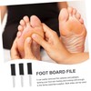 BIUDECO 3pcs Double-sided Foot File Cracked Heel Repair Tool Raw