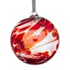 Sienna Glass 10cm Hanging Friendship Ball – Handcrafted Ruby Glass