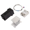 Farm Temperature Control Set 100‑240V Thermostat Type K Thermocouple Heatsink