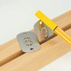 StayMax Rectangular Hollowed Stainless Steel Number Tags Key Tags with
