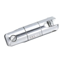 sourcing map 1T Cable Pulling Swivel Wire Bearing Breakaway Swivel Wire Pulling Swivel Steel Wire Line Rope Ball Bearing Swivel for Wire Mesh Puller Grip 11cm/4.33 inch (Silver)