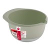 Emsa Prep&Bake Plastic Mixing Bowl, 2.8 Litres, Non-Slip Base, Pouring
