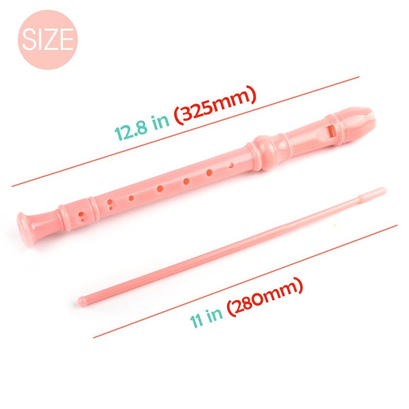 Mr.Power German Style C Key Soprano Recorder 8-Hole 3 Piece
