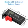 2 Pieces Digital LCD Universal Battery Tester (Model: Bt -