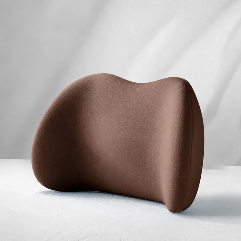 Memory Foam Car Lumbar & Neck Support Pillow Set for