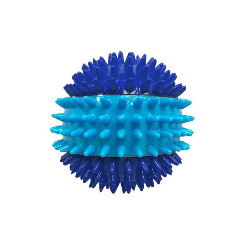 Nerf Dog 3.7in TPR 3-Part Spike Squeak Ball Dog Toy