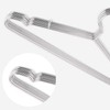 Tosnail 50 Pack Stainless Steel Strong Wire Metal Hangers Heavy