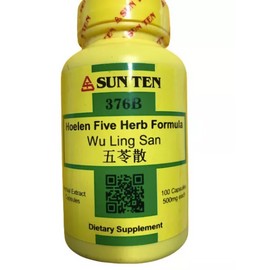 Sun Ten - Hoelen Five Herb Formula, 100 Capsules / Wu Ling San / 五苓散, 376B