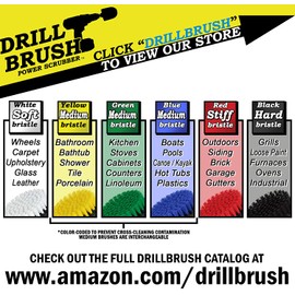 Drillbrush Green – Drill Power Kitchen Scrub Brush Kit – Oven Cleaning Drillbrush Attachment – Drill Scrubber Attachment for Dishes – Stove Cleaning Brush for Drill