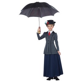 English Nanny Costume for Girls Small