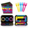 Greencian 96Pcs 80s 90s Party Decorations for Men Women, Serves