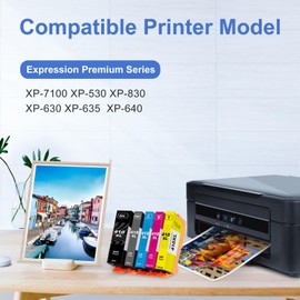 myCartridge SUPRINT Remanufactured 410XL 410 XL Ink Cartridges (5 Pack) Work with T410XL Expression XP-7100 XP-640 XP-830 XP-630 XP-530 XP-635 Printer Bring High-Yeild & Bright Color (BK/PBK/C/M/Y)