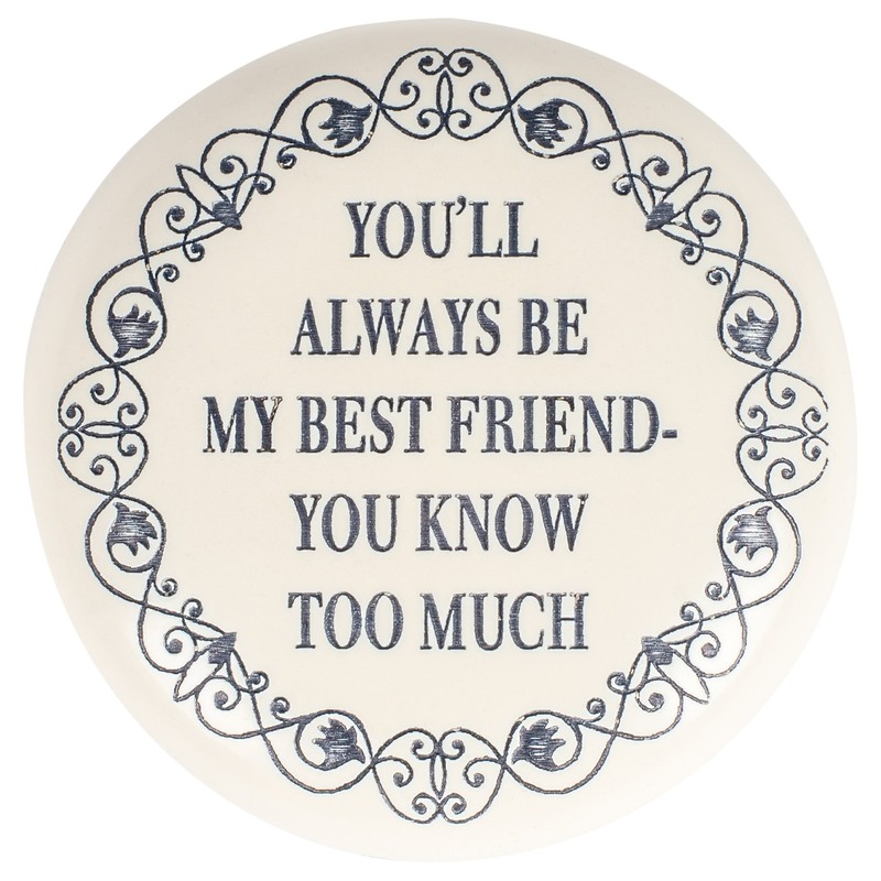 Harvy Canes My Best Friend Scrimshaw Paperweight 2.5" Diameter 7