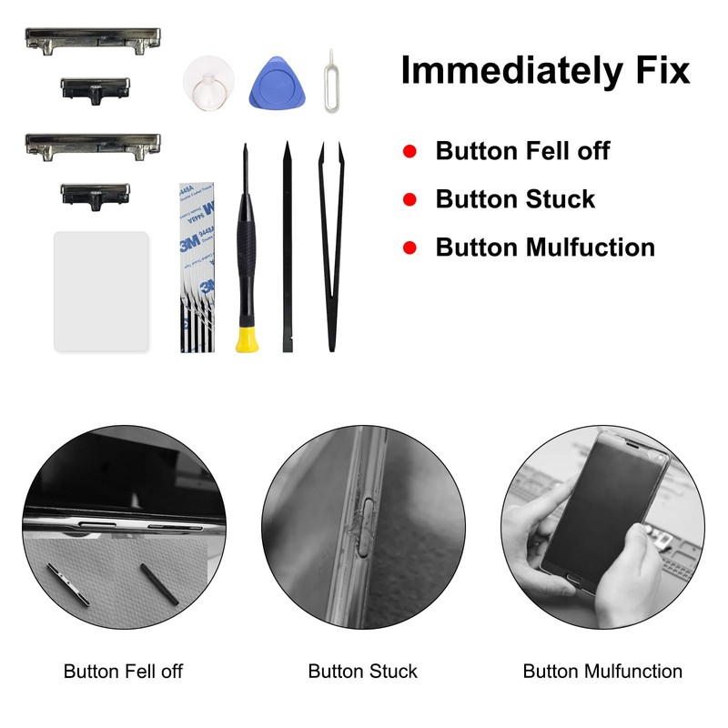 2 Pack for Galaxy Note 10 Plus Power Volume Button