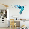 Prismatic Woodpecker Flying Artwork Creative and Abstract Design for Nursery