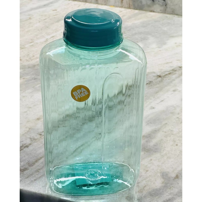 Greenbrier Turquoise Plastic Fridge Water Bottle-50floz/